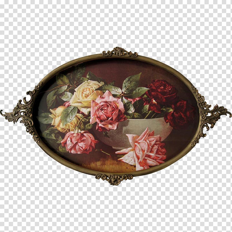 Roses in a Bowl Printmaking Painting Canvas print, victorian transparent background PNG clipart