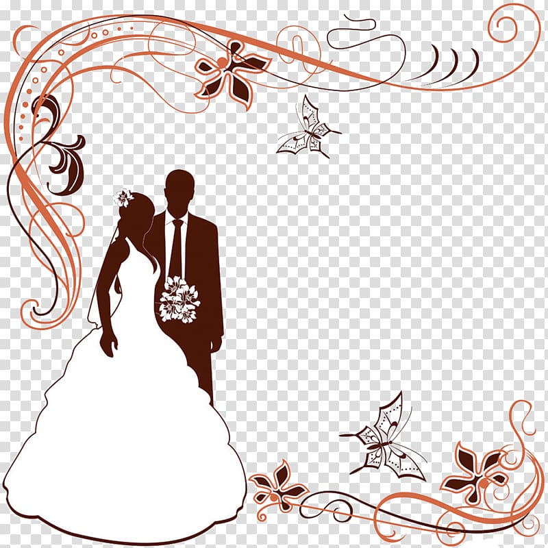 wedding tempalte, Wedding invitation , Wedding border material transparent background PNG clipart