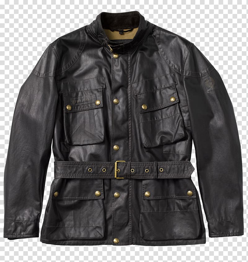 Leather jacket Coat Belstaff Clothing, jacket transparent background PNG clipart