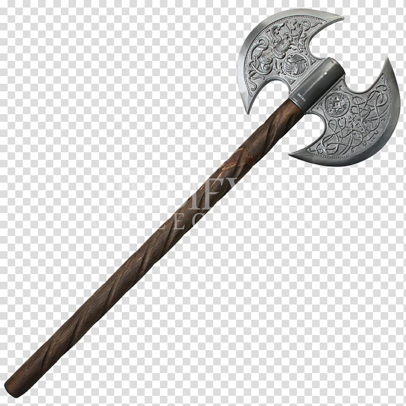Middle Ages Battle axe Dane axe Throwing axe, Axe transparent background PNG clipart