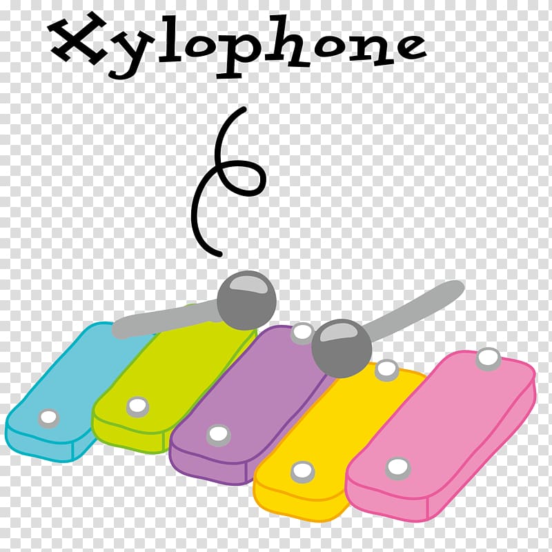 Letter Musical instrument X, cartoon xylophone transparent background PNG clipart