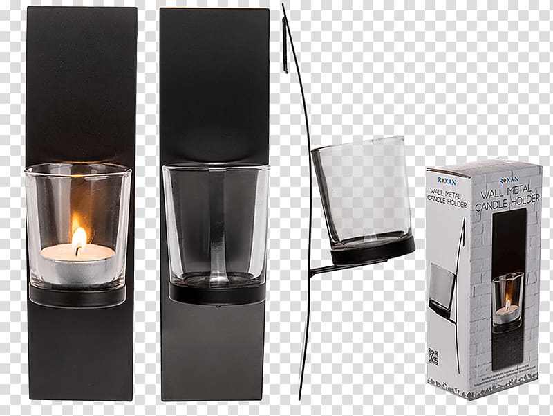 Glass Tealight Candlestick, glass transparent background PNG clipart