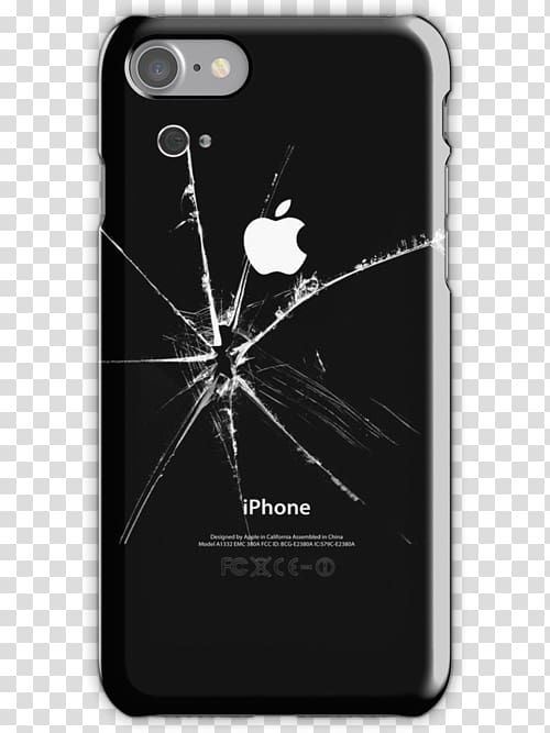 Apple iPhone 7 Plus iPhone X iPhone 5 iPhone 6S, Broken Iphone transparent background PNG clipart