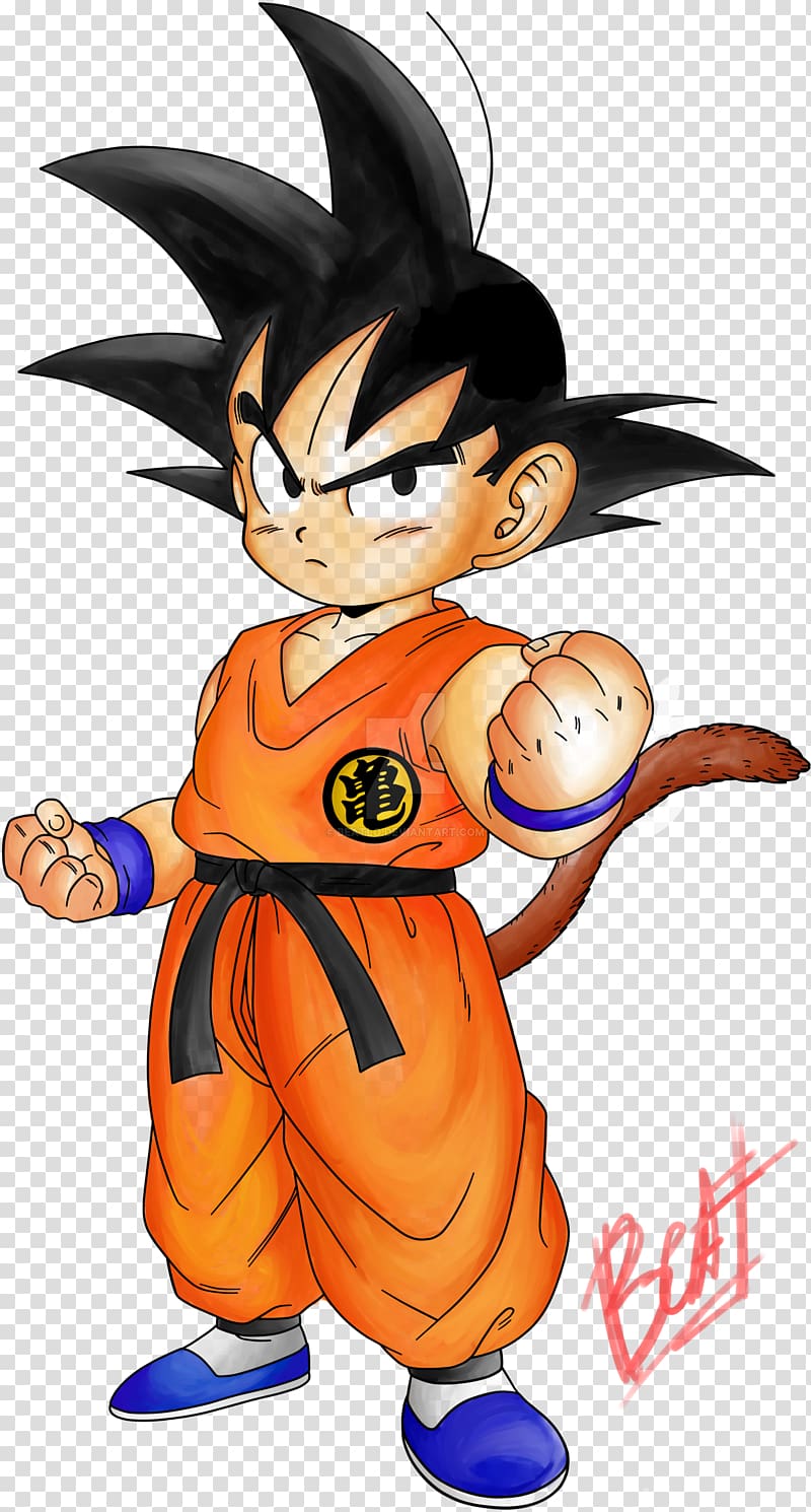 Goku Grandpa Son Gohan Majin Buu Piccolo, goku transparent background PNG clipart