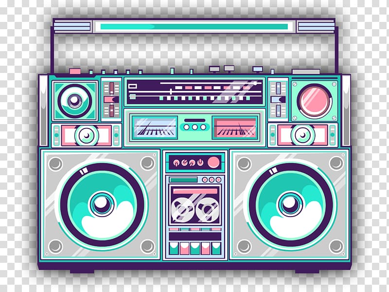 Boombox Art Drawing, others transparent background PNG clipart