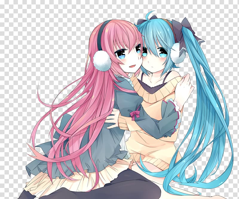 Hatsune Miku Megurine Luka Yuri Vocaloid Anime, hatsune miku transparent background PNG clipart