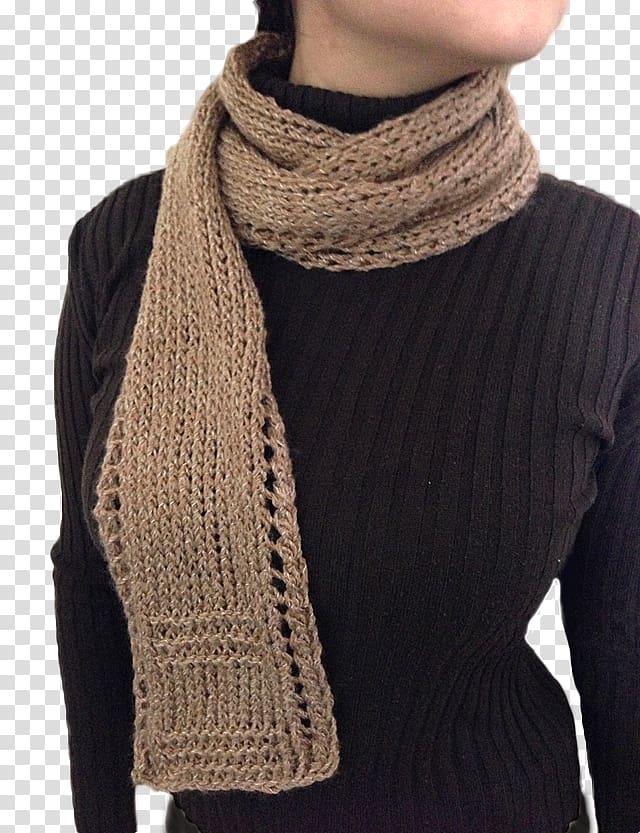 Scarf Shawl Knitting pattern Lace knitting, scarf transparent background PNG clipart