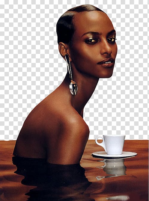Yasmin Warsame Supermodel Fashion Somalia model transparent background