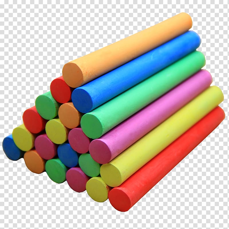 Sidewalk chalk Color Blackboard Marker pen, Chalk piling up transparent background PNG clipart