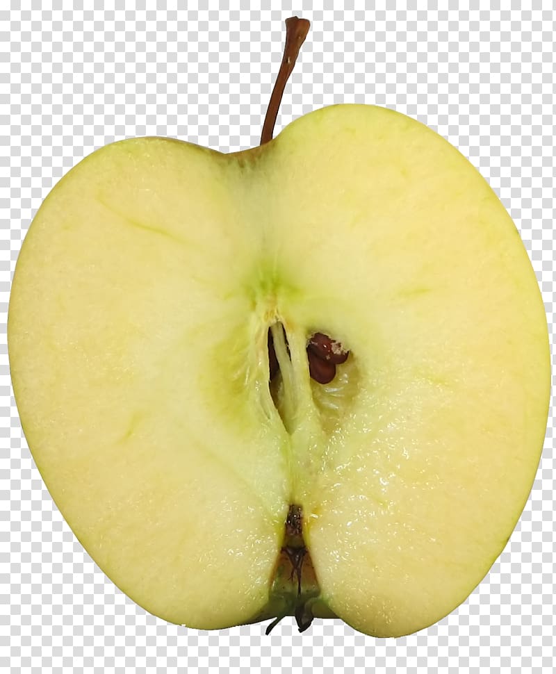 Granny Smith Apple Fruit Food, Apple cut half material free to pull transparent background PNG clipart