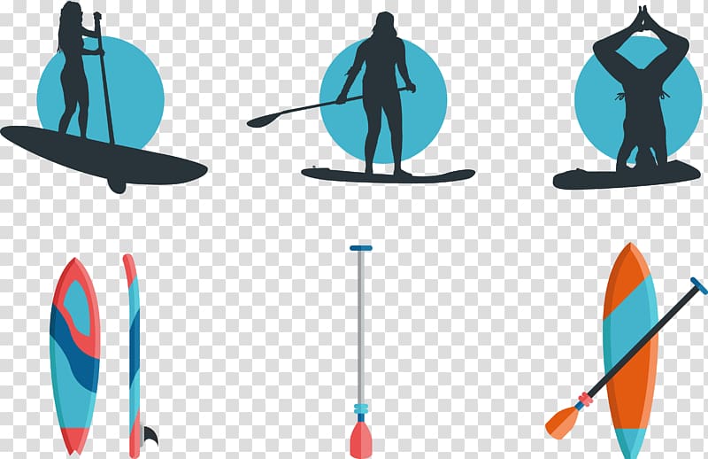 Standup paddleboarding Standup paddleboarding Rowing, Rowing oars transparent background PNG clipart