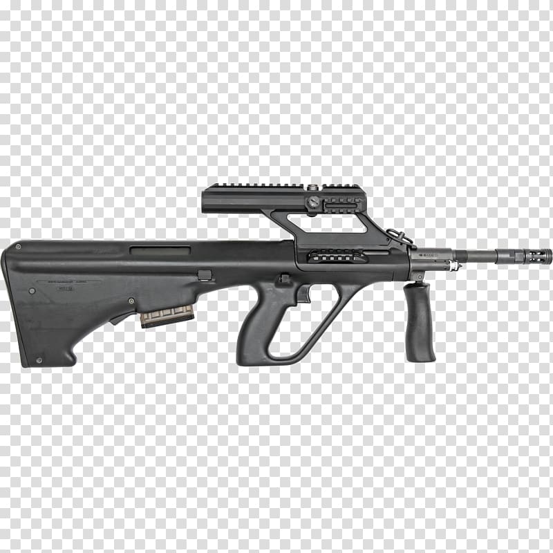 Steyr AUG Steyr Mannlicher Weapon Bullpup Rifle, weapon transparent background PNG clipart