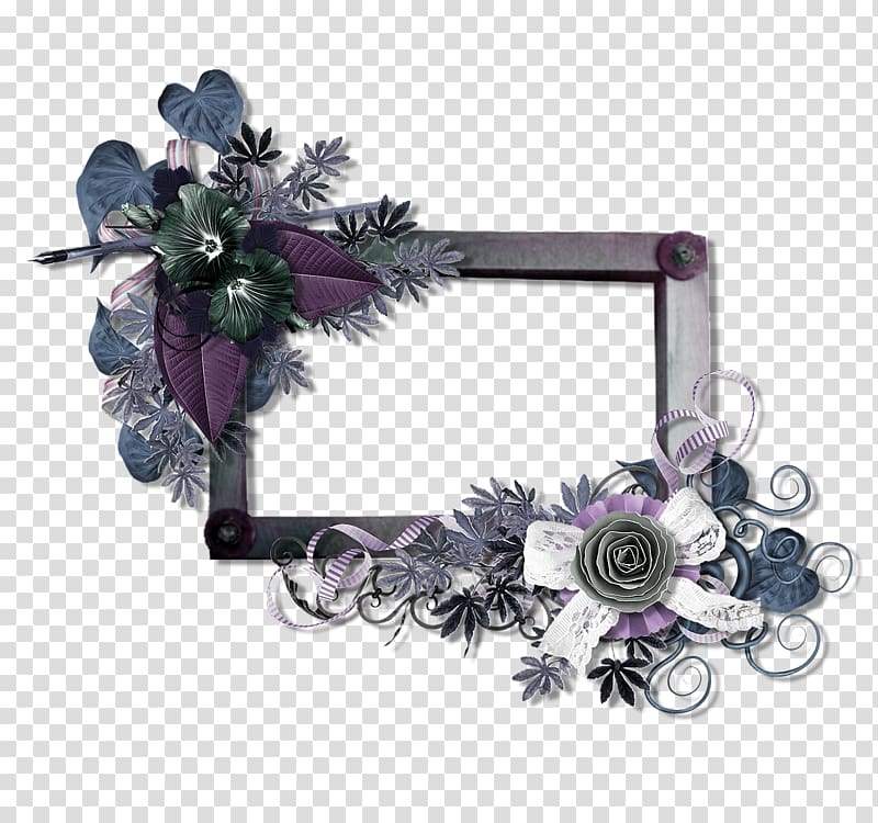 Cut flowers, cluster frames transparent background PNG clipart