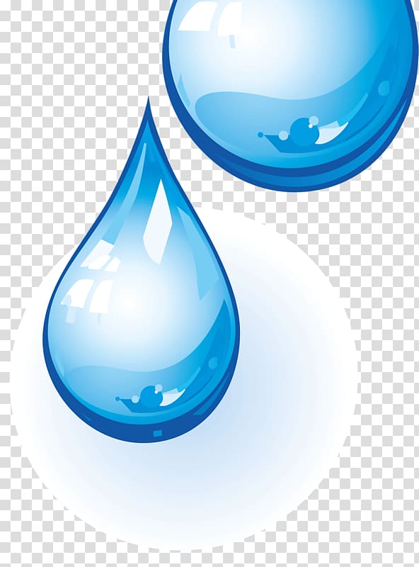 Drop Water, Blue drops transparent background PNG clipart