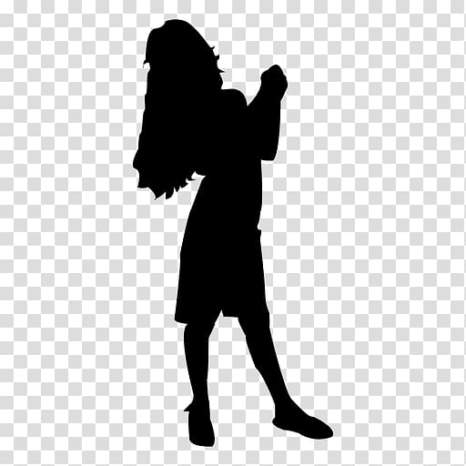 Silhouette Girl, Girl Kid transparent background PNG clipart