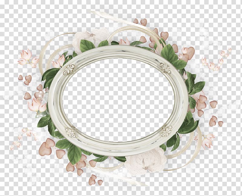 Oval Frames, mirror drawing transparent background PNG clipart