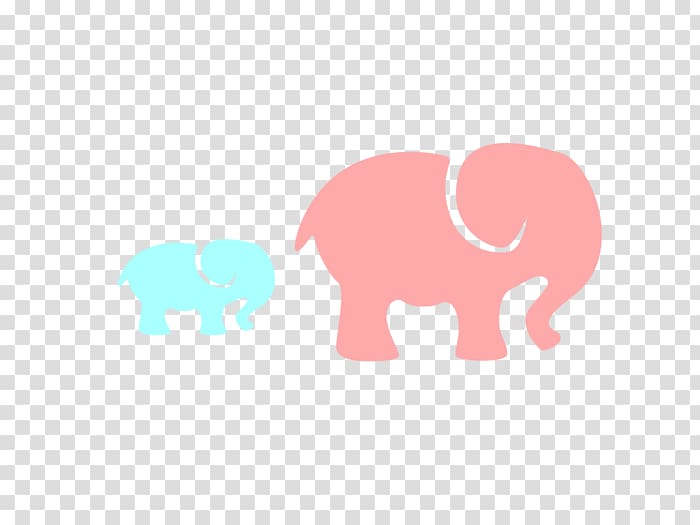 Scalable Graphics Mother Elephant, baby mother and baby rabbit transparent background PNG clipart