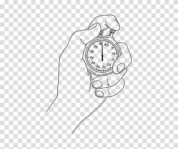 Stopwatch Sketch, stopwatch transparent background PNG clipart