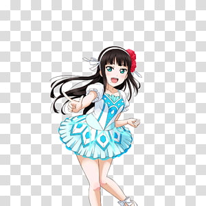 Love Live! School Idol Festival Aqours Love Live! Sunshine!! WATER BLUE NEW WORLD/WONDERFUL STORIES Anime, school album transparent background PNG clipart thumbnail