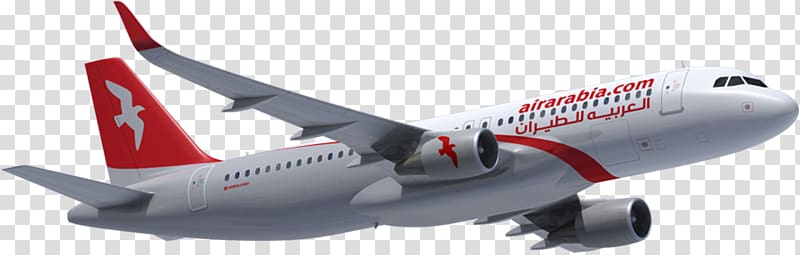 Boeing 737 Next Generation Airbus A320 family Airbus A321, Air arabia transparent background PNG clipart