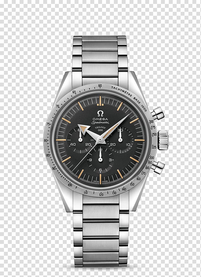 Omega Speedmaster Chronograph Watch TAG Heuer Omega SA, watch transparent background PNG clipart