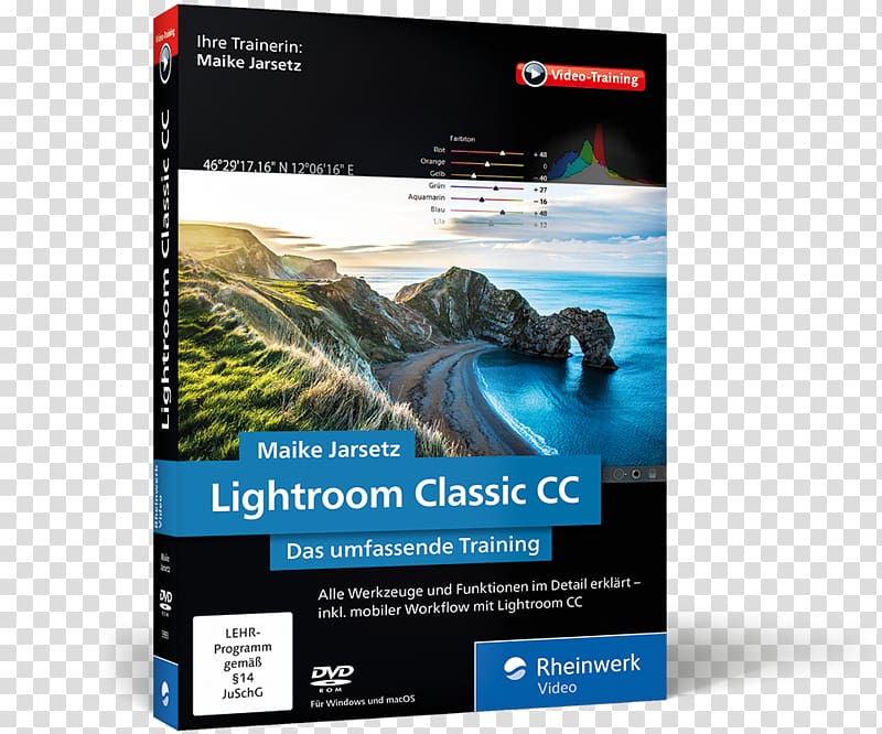 Lightroom Classic und CC: Schritt für Schritt zu perfekten Fotos, Workshops für Einsteiger und Fortgeschrittene von Maike Jarsetz Adobe Lightroom Lightroom 4, Das große Training Adobe shop, book transparent background PNG clipart