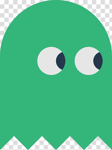 green Pac-Man ghost illustration, Pacman Green Ghost transparent background PNG clipart