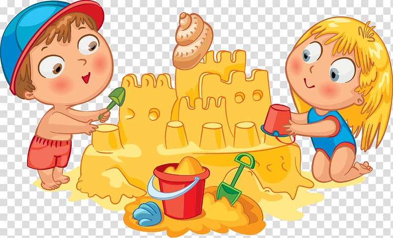 Child Cartoon , Heap Sand Sculpture child transparent background PNG clipart