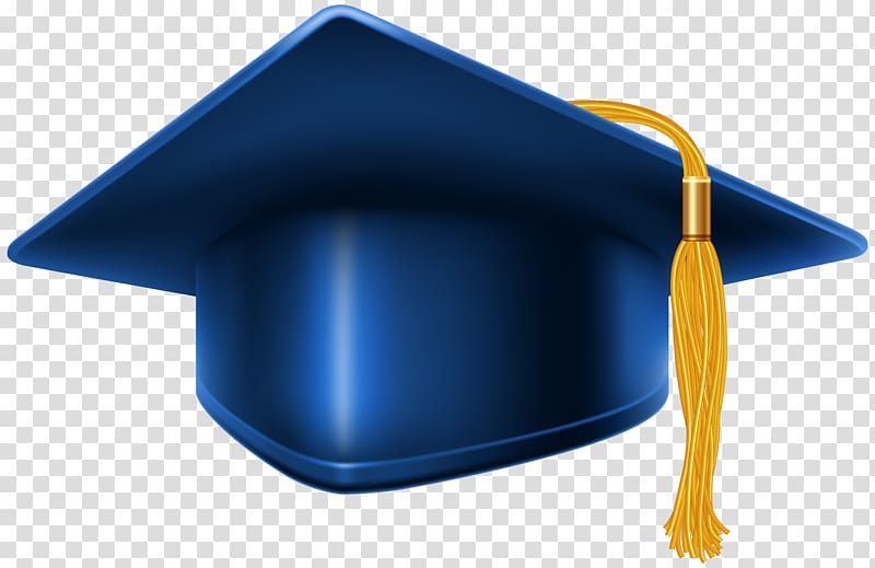 blue academic cap, Square academic cap Graduation ceremony , toga transparent background PNG clipart