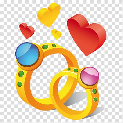 couple rings with hearts , body jewelry baby toys font, Ring hearts transparent background PNG clipart