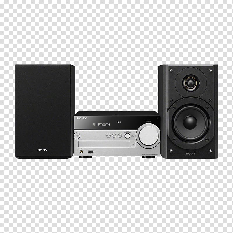 High fidelity Audio system Sony CMT-SX7B AirPlay Music centre Compact disc, sony transparent background PNG clipart