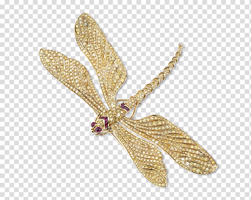 Brooch Diamond Bracelet Gemological Institute of America Jewellery, dragonfly earrings transparent background PNG clipart