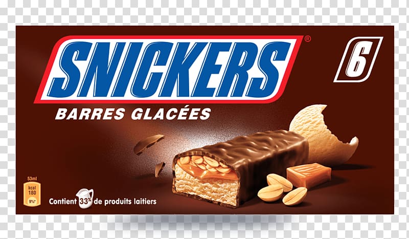 Chocolate bar Ice cream Snickers Frozen dessert, mars snickers transparent background PNG clipart