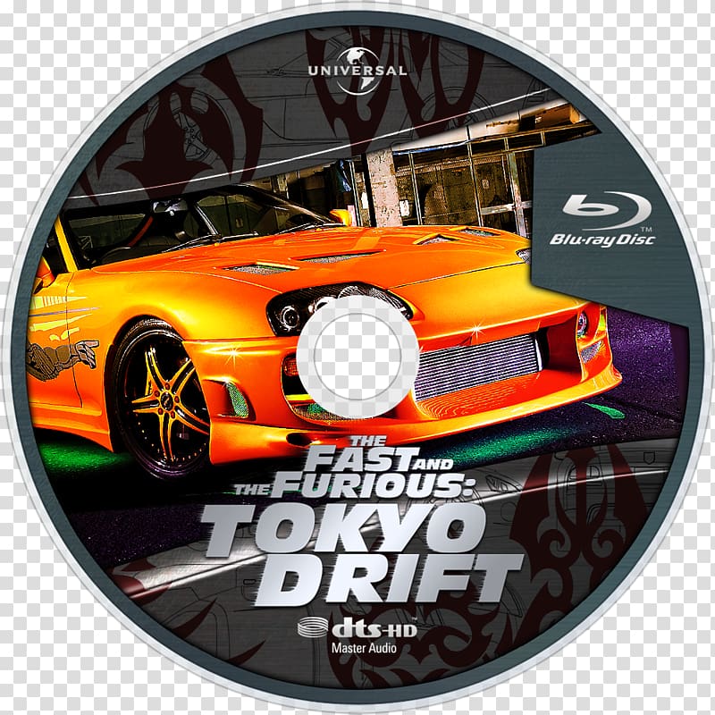 Blu-ray disc Hollywood The Fast and the Furious Film DVD, Tokyo Drift Fast Furious transparent background PNG clipart