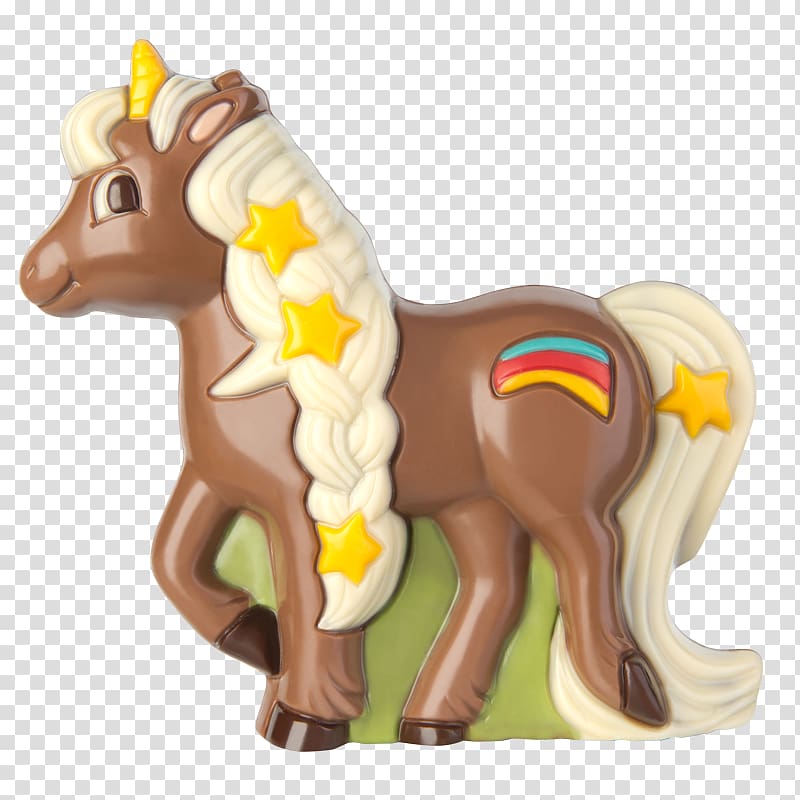 Chocolate Unicorn Praline Mustang Cake, spinning transparent background PNG clipart