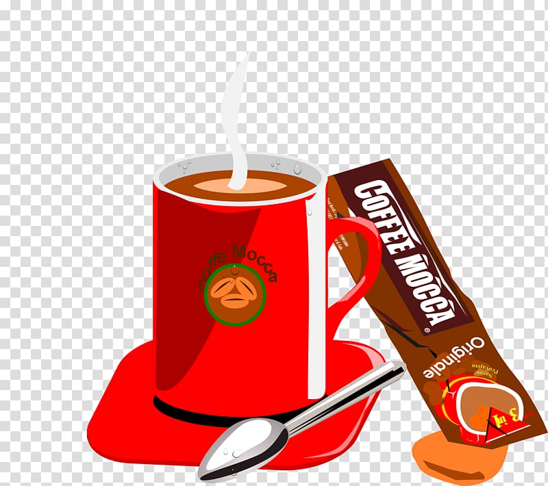 Instant coffee Tea Cafe Caffxe8 mocha, coffee transparent background PNG clipart