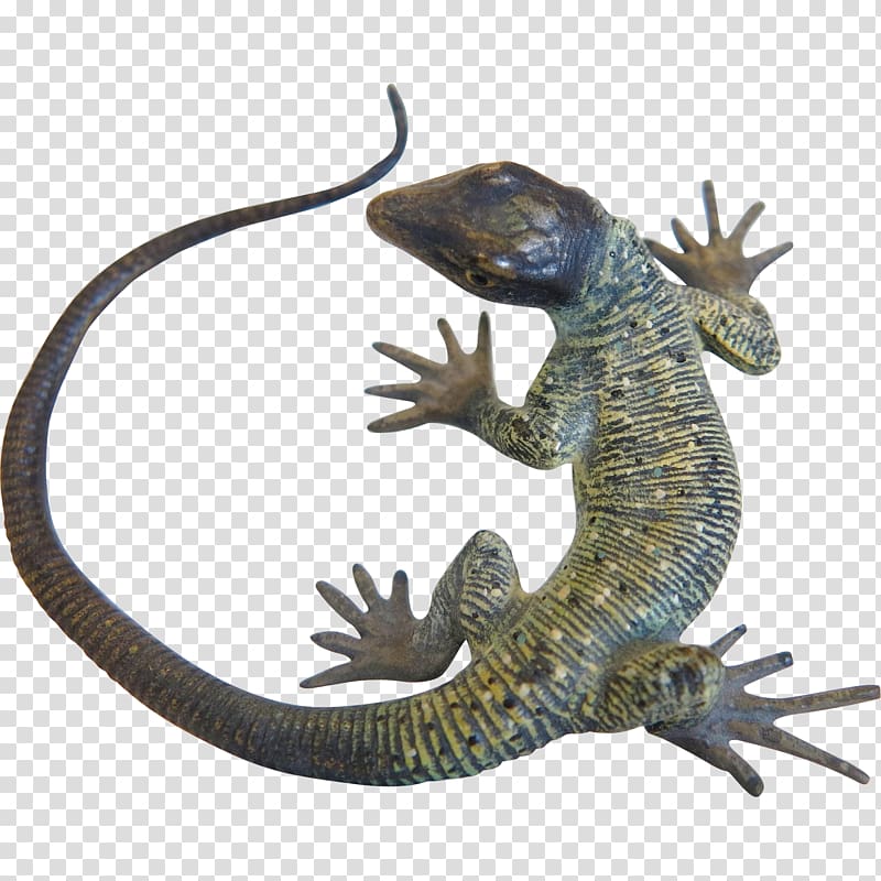 Lizard Common Iguanas Bronze sculpture Reptile, lizard transparent background PNG clipart