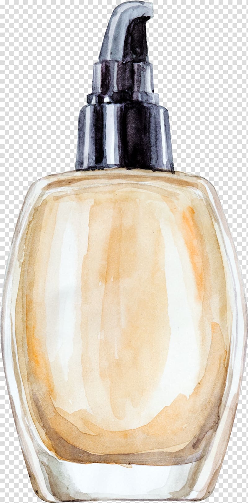 beige spray bottle illustration, Cosmetics Make-up, Makeup transparent background PNG clipart