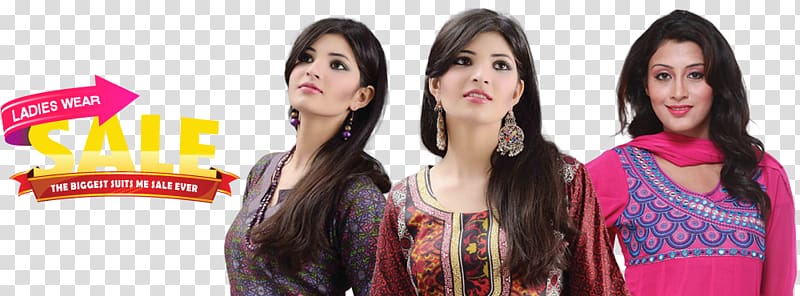 Fashion Clothing Shalwar kameez Suit Kurta, ladies wear transparent background PNG clipart