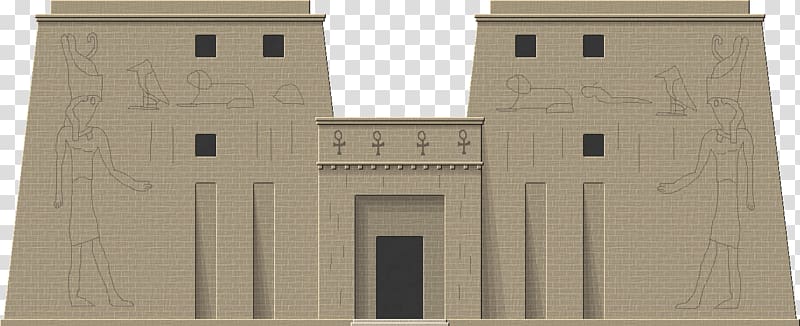 Egyptian temple Egyptian temple Ancient Egypt Building, temples transparent background PNG clipart