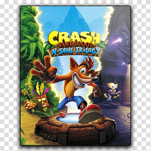 Crash Bandicoot N. Sane Trilogy PlayStation 4 Video game, Crash Bandicoot N Sane Trilogy transparent background PNG clipart
