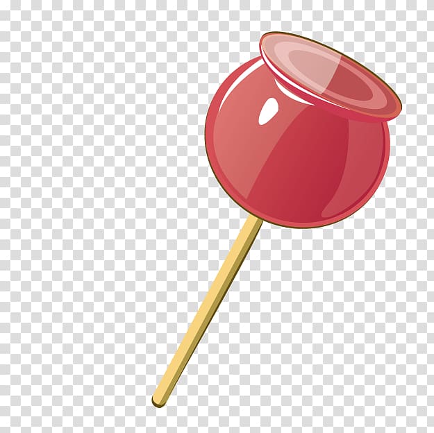 Candy apple Skewer Illustration, Lollipop transparent background PNG clipart