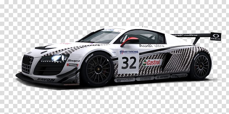 Audi R8 Sports car racing RaceRoom, audi sports car transparent background PNG clipart