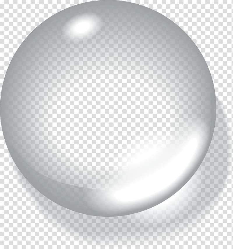 bubble, White Drop Sphere, White bead circle transparent background PNG clipart