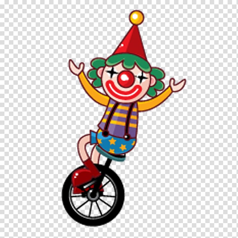 Circus Clown Cartoon Illustration, clown transparent background PNG clipart