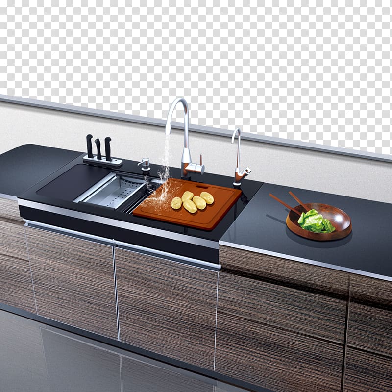 Kitchenware Tap Sink, Kitchen transparent background PNG clipart
