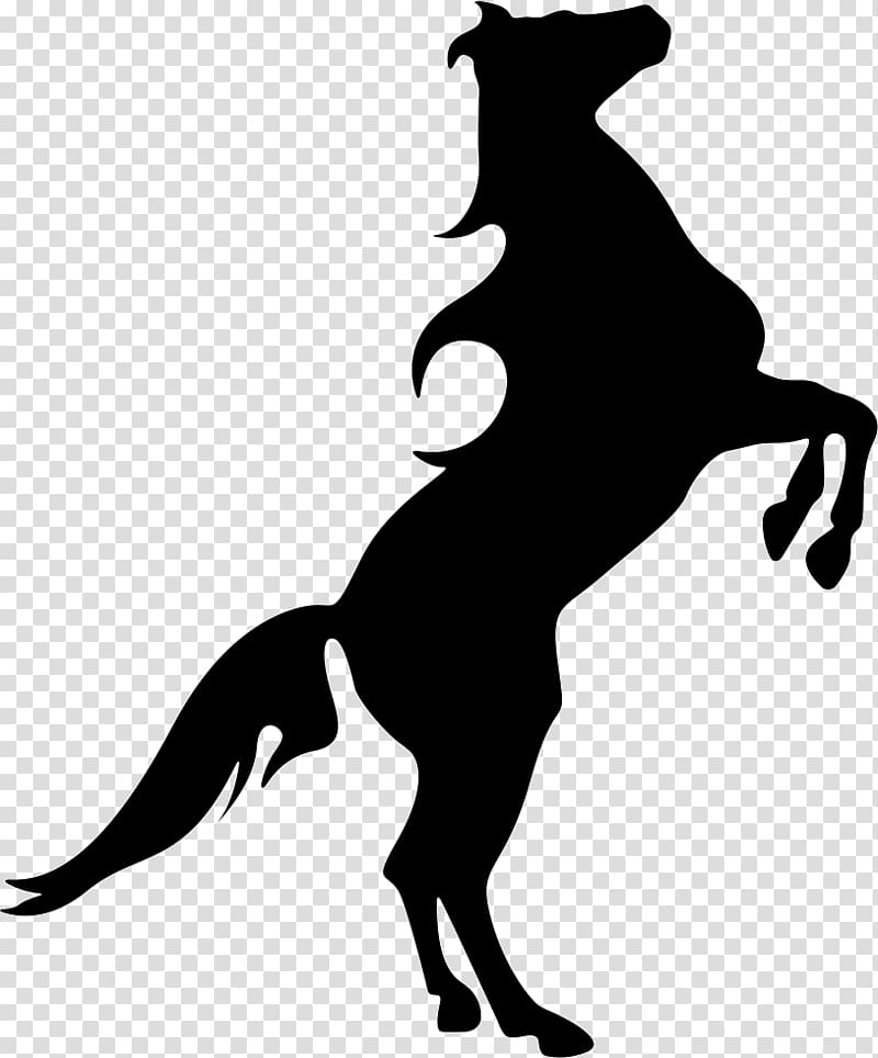 Standing Horse American Quarter Horse Drawing Computer Icons, Silhouette transparent background PNG clipart
