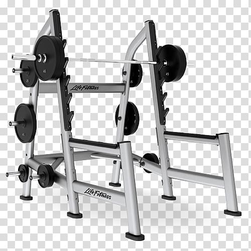 Power rack Squat Weight training Bench Life Fitness, dumbbell transparent background PNG clipart
