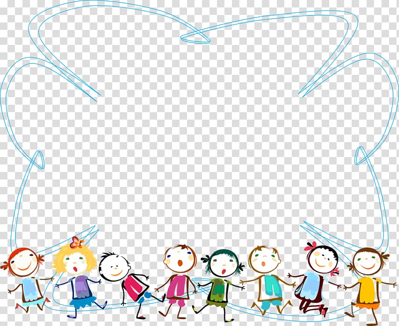 children logo, Child , People Border transparent background PNG clipart