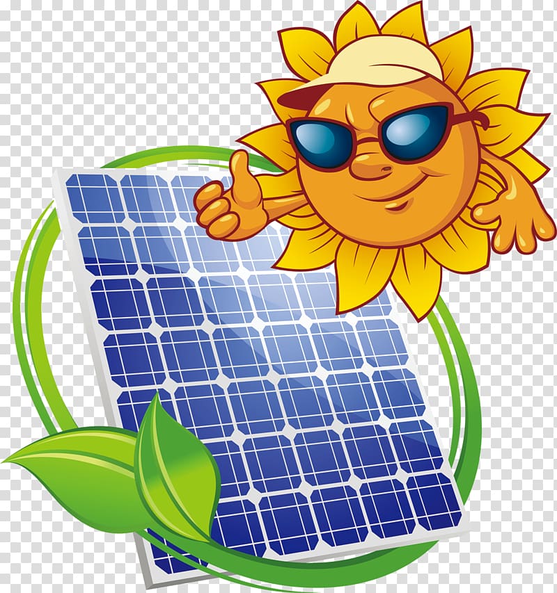 solar panel and sun illustration, Solar panel Solar power Solar energy Solar Impulse, Physical products solar panels transparent background PNG clipart